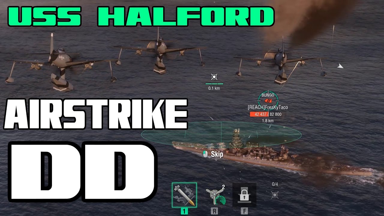 Halford try to safe a victory for the Team - World of Warships