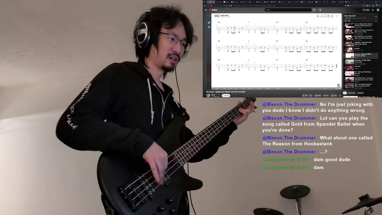 Bass Practice Day N+125 | dig, i just wanna stop, reg playlist