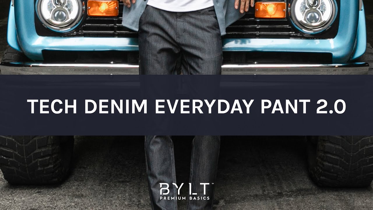 Tech Denim Everyday Pant 2.0 | BYLT Premium Basics