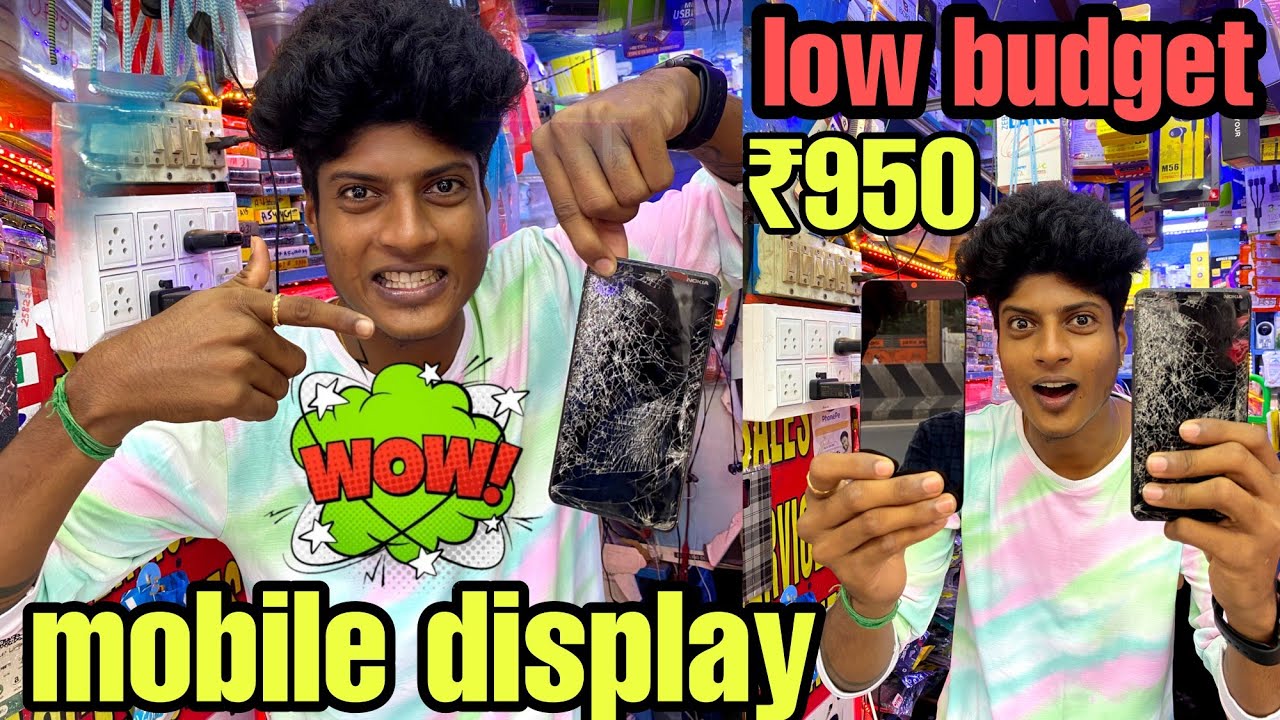 🤩💥என்னது ₹950 😱ரூபாய்க்கு mobile display 📲மாத்தி தராங்களா இந்த shop-ல..💢⁉️