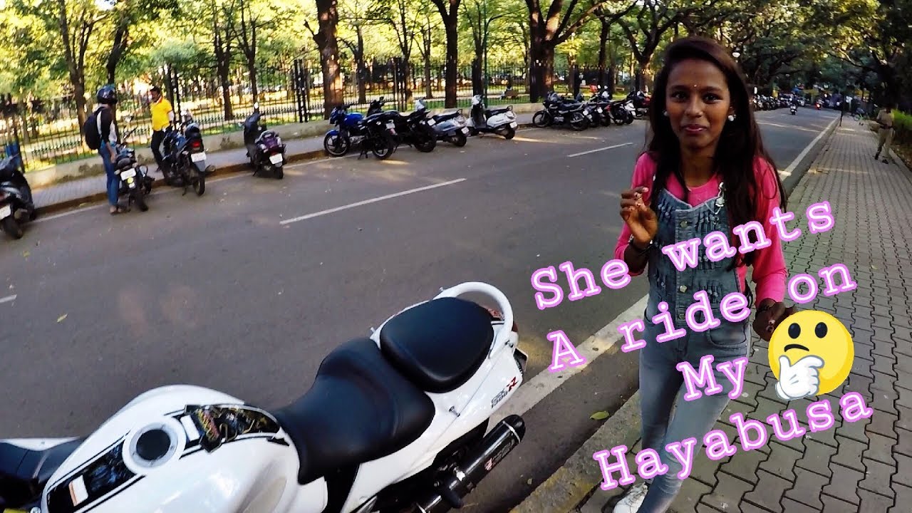 UNKNOWN GIRL ON MY HAYABUSA || AMAZING REACTIONS