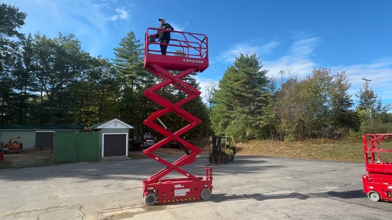 2019 LGMG AS2632E | 26 ft Platform Height | 3 ft Deck Extension