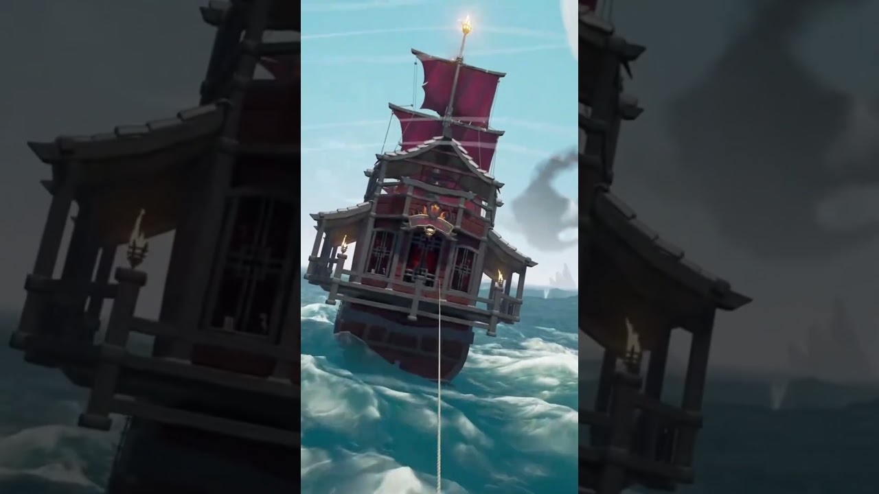 How to sink the Burning Blade🤣 #sot #seaofthievesseason13 #pirates