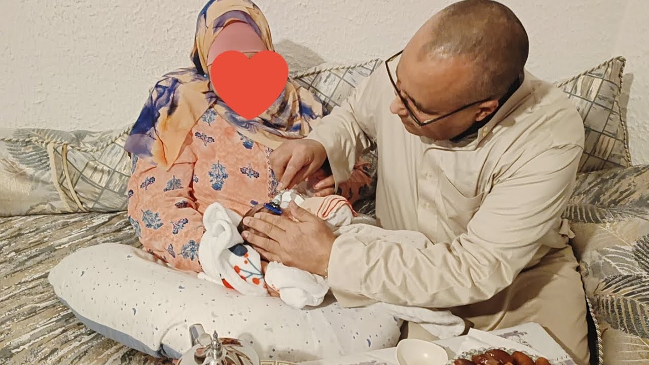 شاركت معاكم حلاقة شعر المولود الجديد بطريقة أجدادنا التقاليد المغربية مشاء الله تبارك الرحمن ،💯