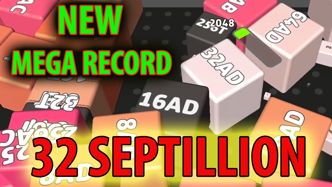 Cubes 2048.io Game  🎲 NEW MEGA RECORD - 32 SEPTILLION 🎲 CUBES SNAKE 2048.io Gameplay