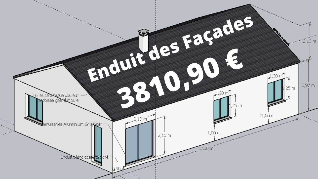 Enduit des Fa&ccedil;ades de la Maison : Un Premier Devis &agrave; 3810,90 &euro;