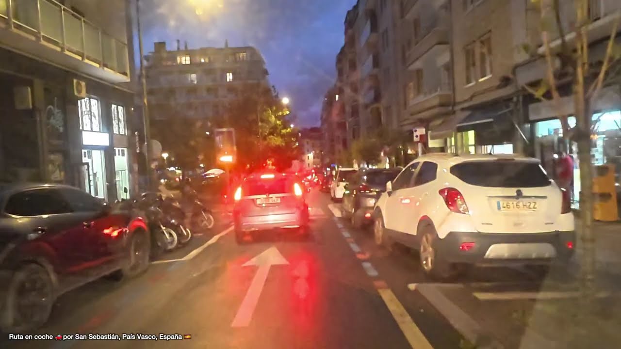 Ruta en coche 🚗 por San Sebastián, País Vasco, España 🇪🇸  #sansebastian #donostia #paisvasco  