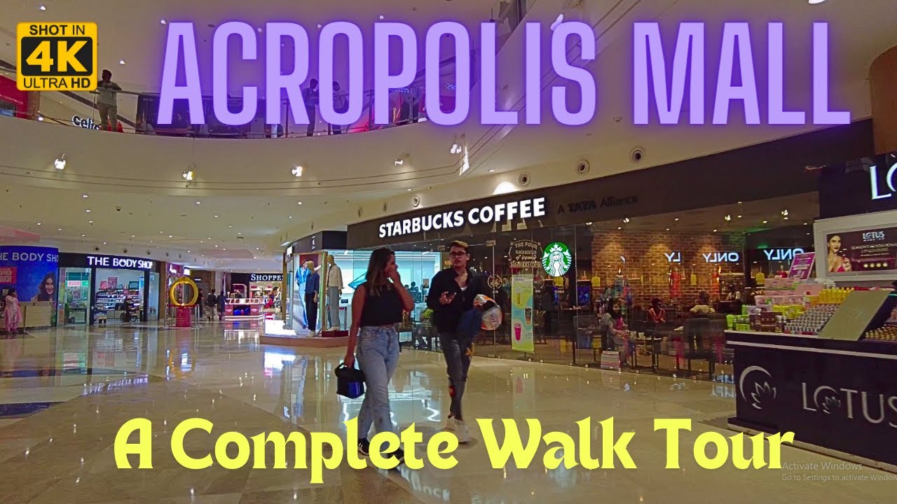 BEST SHOPPING MALL 4K || WALKING TOUR OF ACROPOLIS MALL || ACROPOLIS MALL KOLKATA 4K HDR || ❤️💚