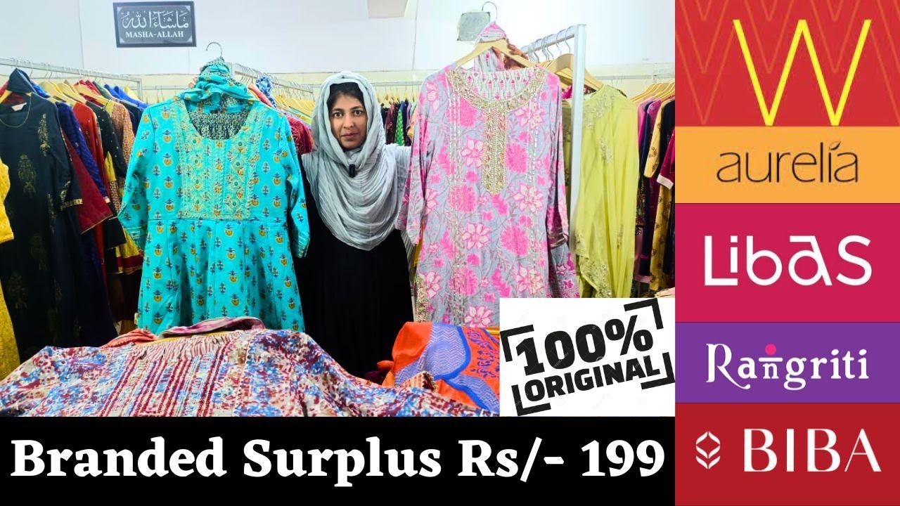 Branded Kurti Wholesale Market In Delhi | Branded Surplus Kurti | Export Surplus Ladies Garment |