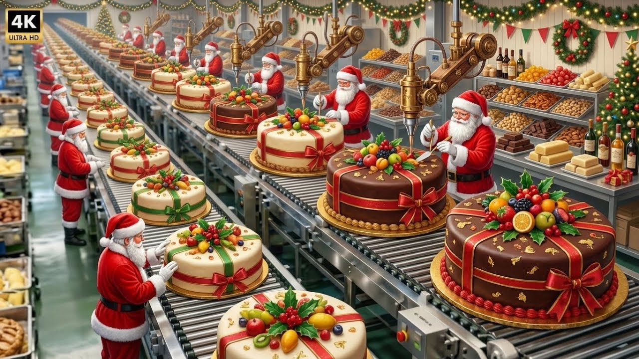 Inside Christmas Cake Factory — From Premium ingredients to Beautiful and tasty Holiday Fruitcakes