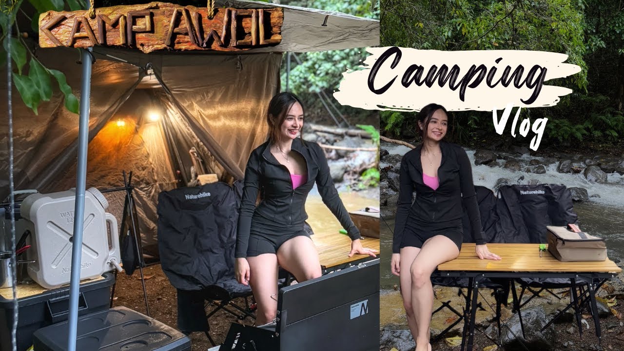 Camping in Heavy Rain | Camp Awol | First Time Camping & Comfort Food
