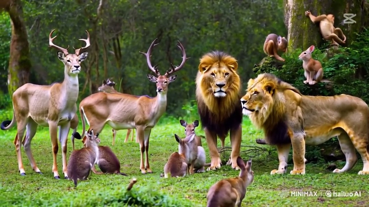 The Lion Family&rsquo;s Wild Adventure: A Heartwarming Forest Tale