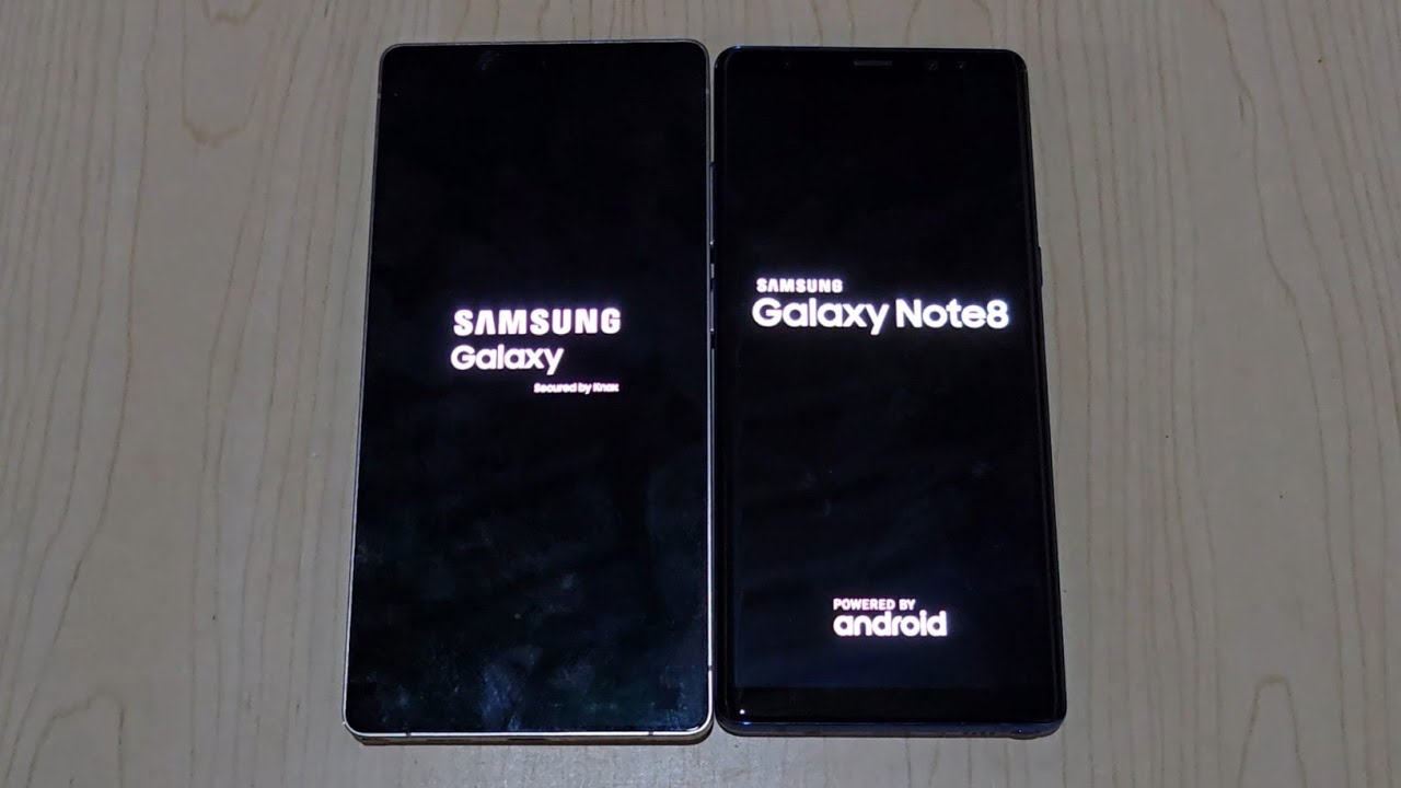 Galaxy S25 Ultra против Galaxy Note8: Включение/Выключение
