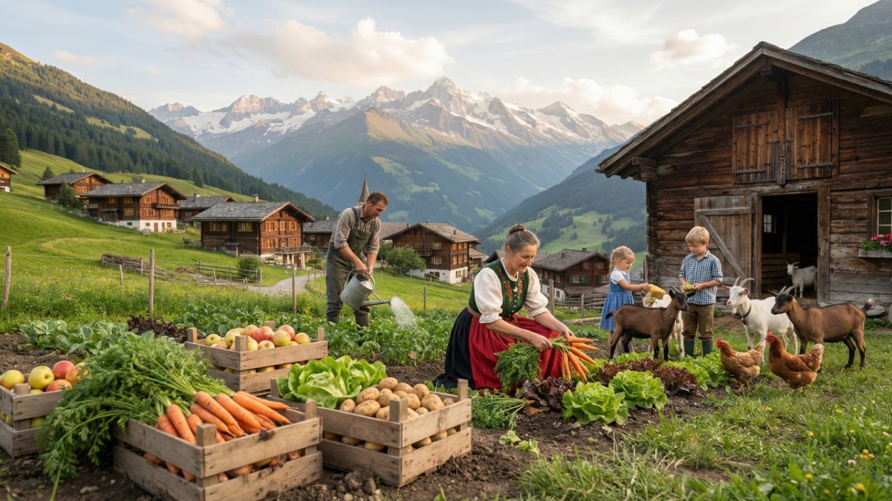 Swiss Country Life  Peaceful in the Valais Alps