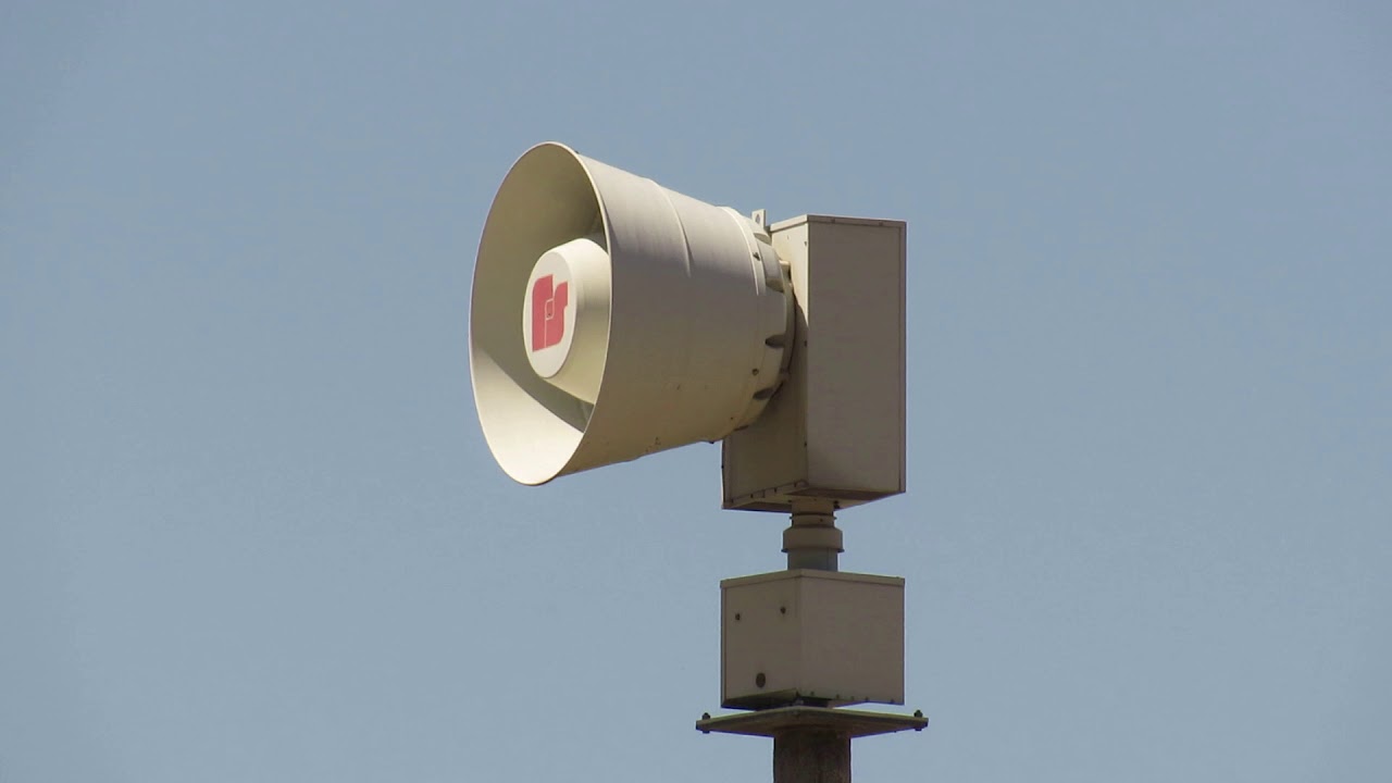 Dallas Tornado Siren Test