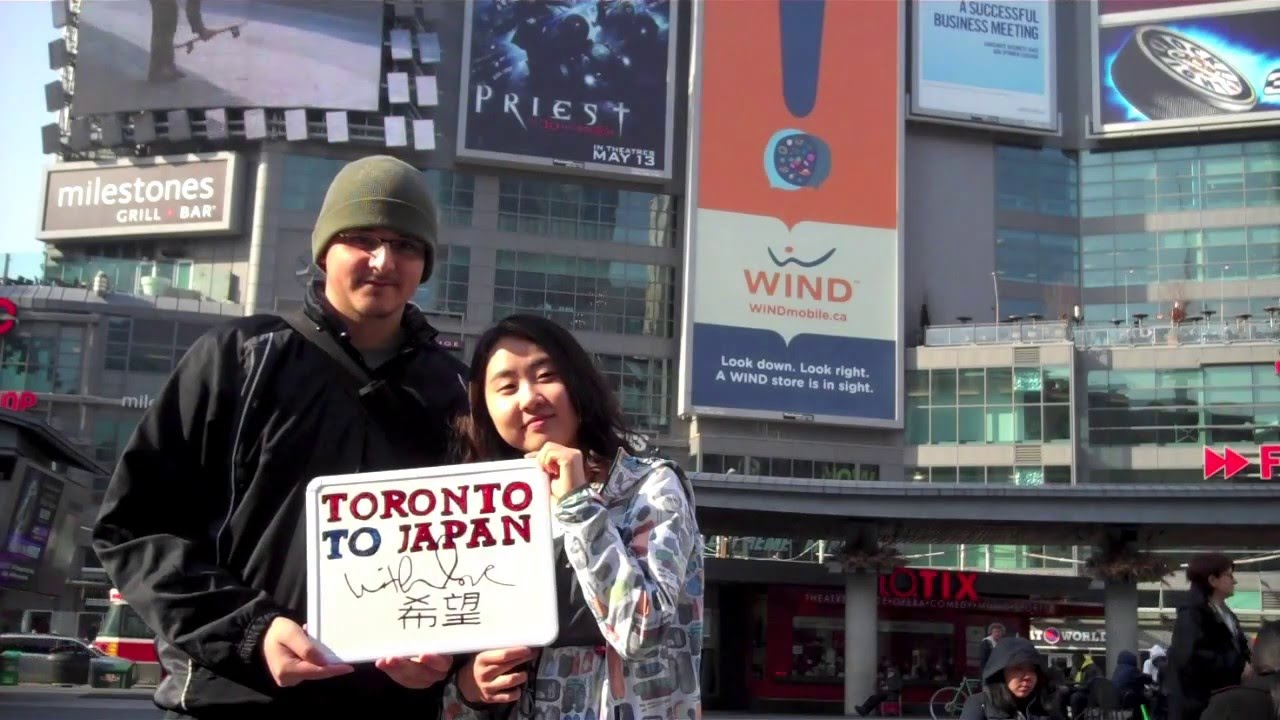 TorontoToJapan, with love from Toronto Area.