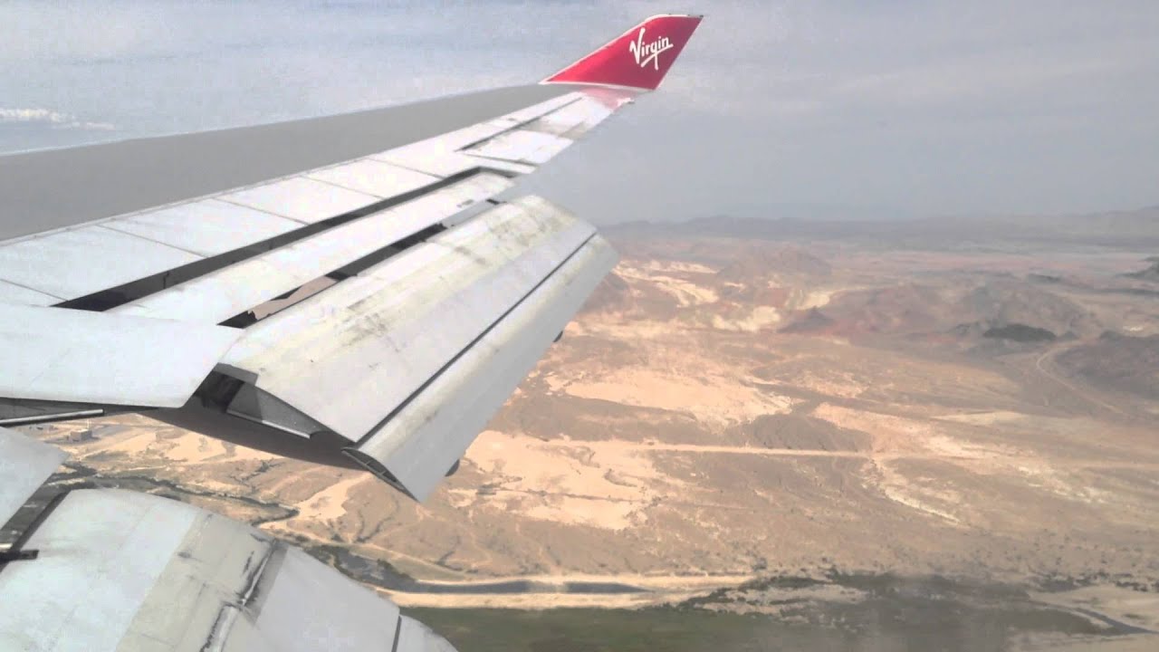 Virgin Atlantic 747 Bumpy Landing at Las Vegas