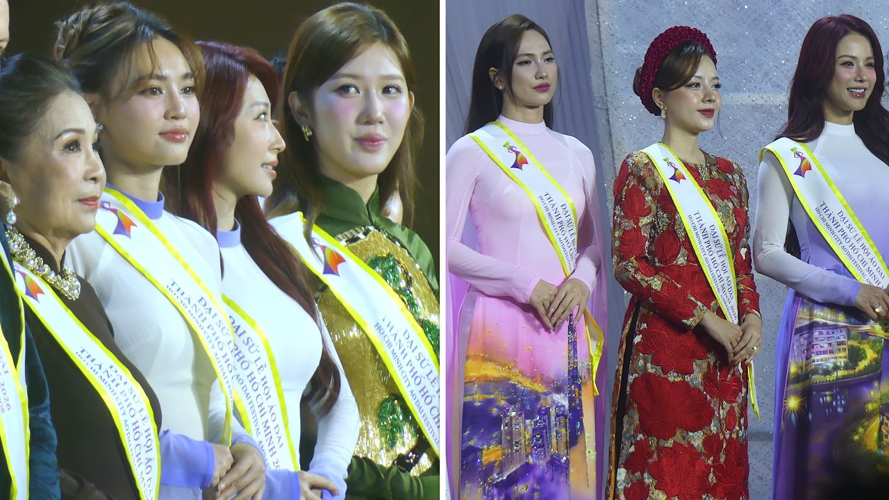 NINH DƯƠNG LAN NGỌC- PHƯƠNG ANH ĐÀO - THÚY NGÂN - DIỆP LÂM ANH ...LÀ ĐẠI SỨ ÁO DÀI 2026