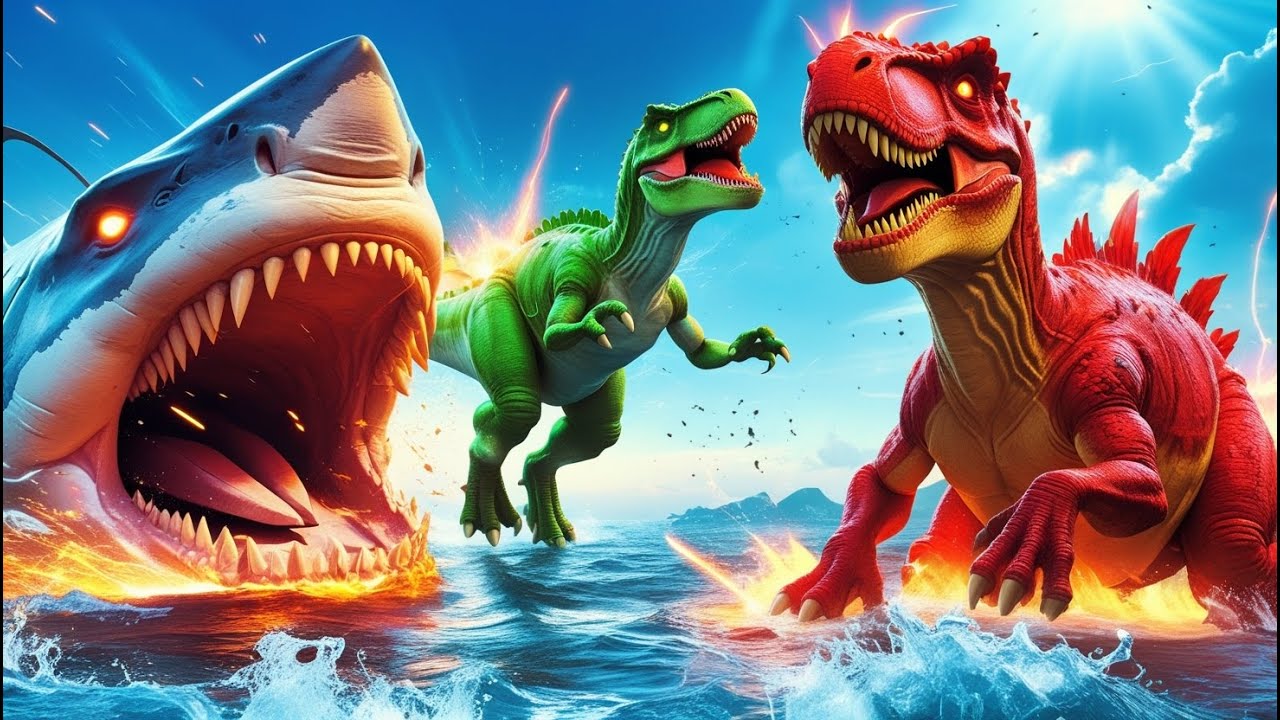 All Dinosaur Indominus Rex Battle T-rex Distortus Rex, Indominus Rex 🦖 Jurassic World Movie