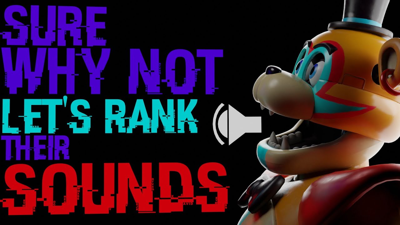 Ranking ALL the FNAF jumpscare SOUNDS.