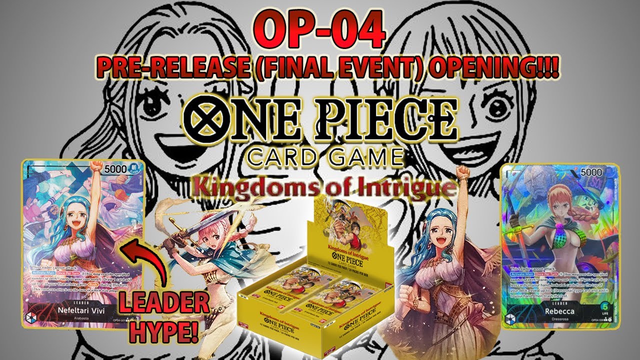 The COOLEST Leader of OP-04 Pulled!!! Final Kingdoms of Intrigue Pre-Release Opening!