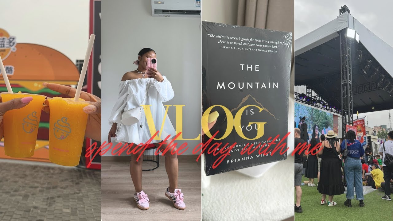 LIVING ABROAD DIARIES | Beijing Burger Fest | Womanhood & Great Book | #southafricanyoutuber #vlog