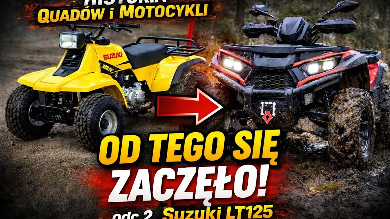 Historia Quad&oacute;w i Motocykli #2: Suzuki LT125 &ndash; Pierwszy prawdziwy quad?