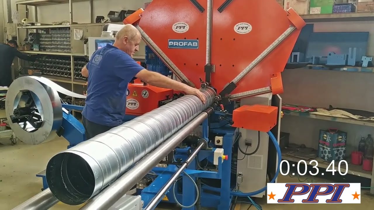 Spiral Matic Spiral Machine Quick Diameter Changes, 8 to 10 inch in less than 3 minutes!