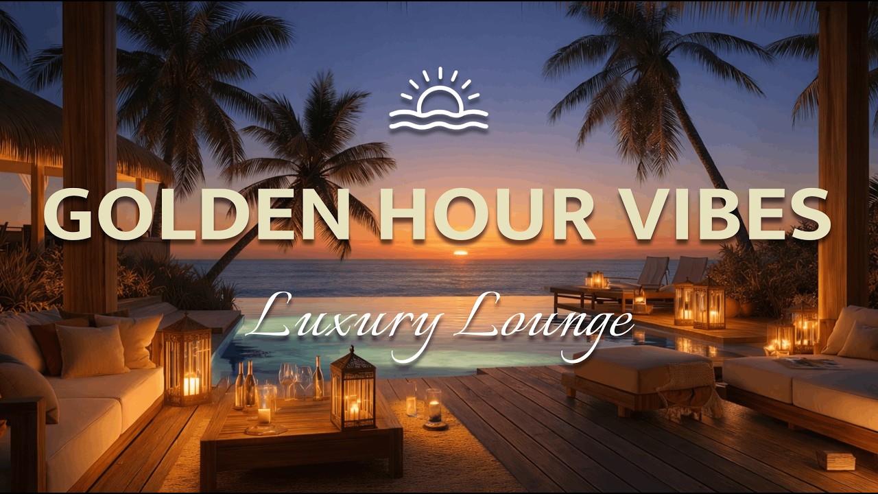 Classy Chillout & Lounge Music | Deep House Background 🥂 Golden Hour Sunset