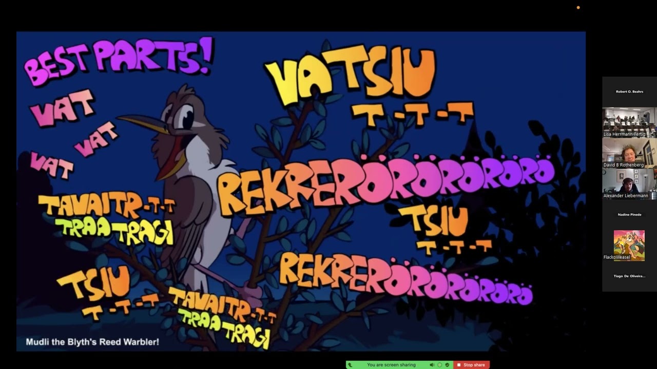 Tibutibuvihihehehiu: FlackoWeasel, Alex Liebermann, and David Rothenberg on the Blyth's Reed Warbler