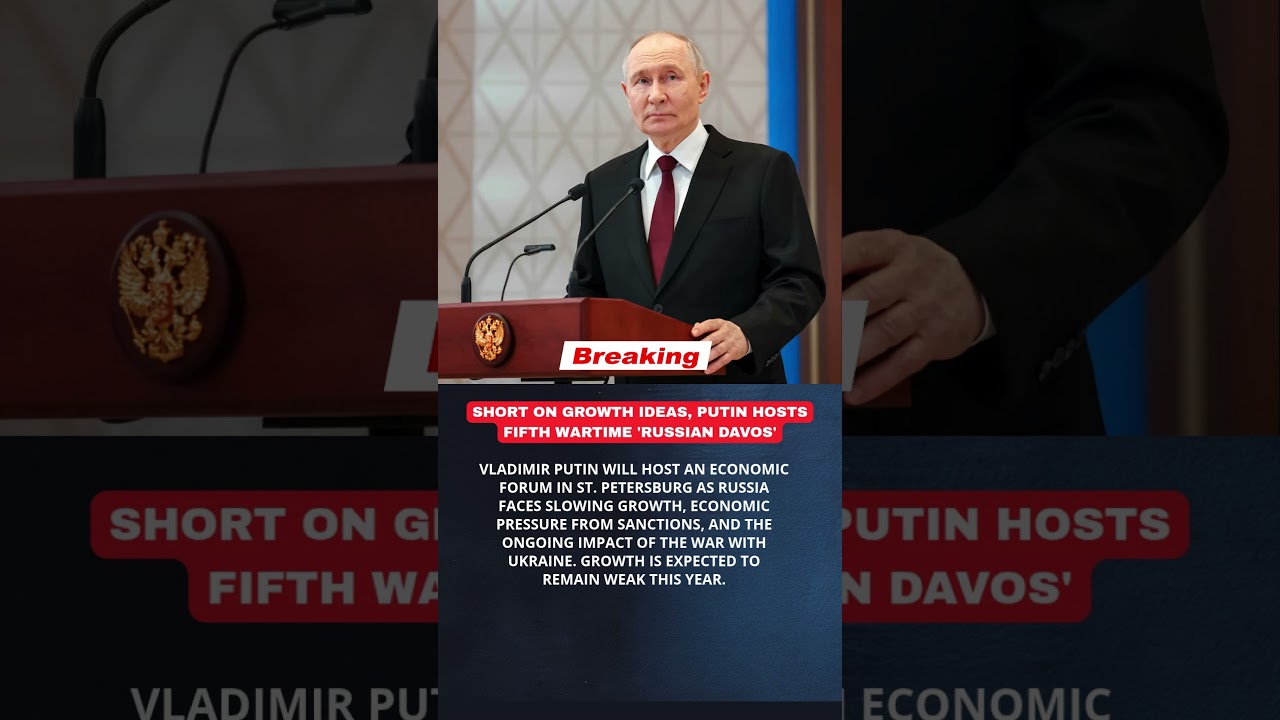 Russia&rsquo;s Economy Slows as War Pressures Mount #news #worldnews #russia #putin #globaleconomy #news