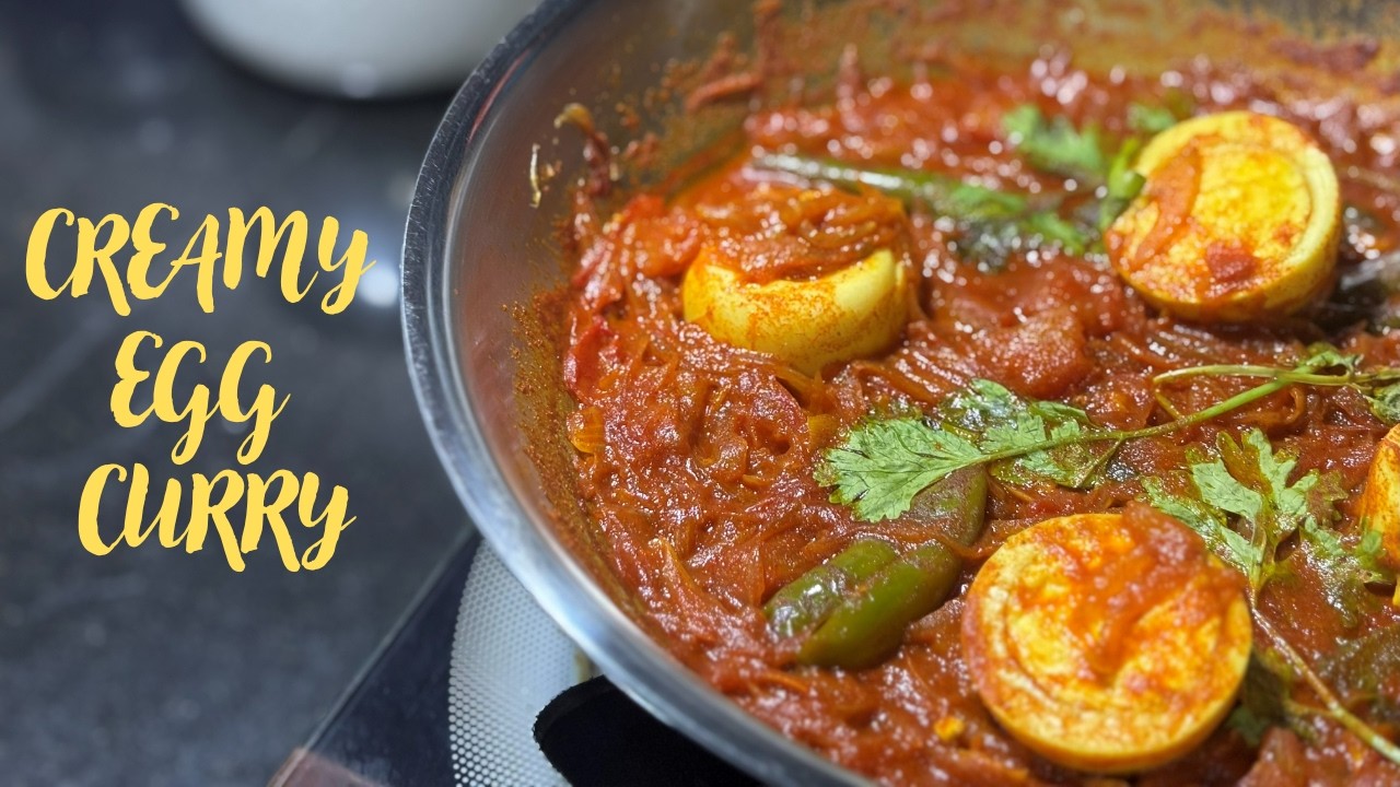 Easy Creamy Egg Curry | 
