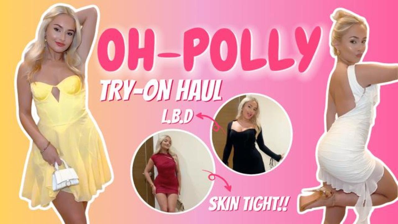 OH POLLY TRY ON HAUL NEW 2024!! Summer dress, backless, sheer??