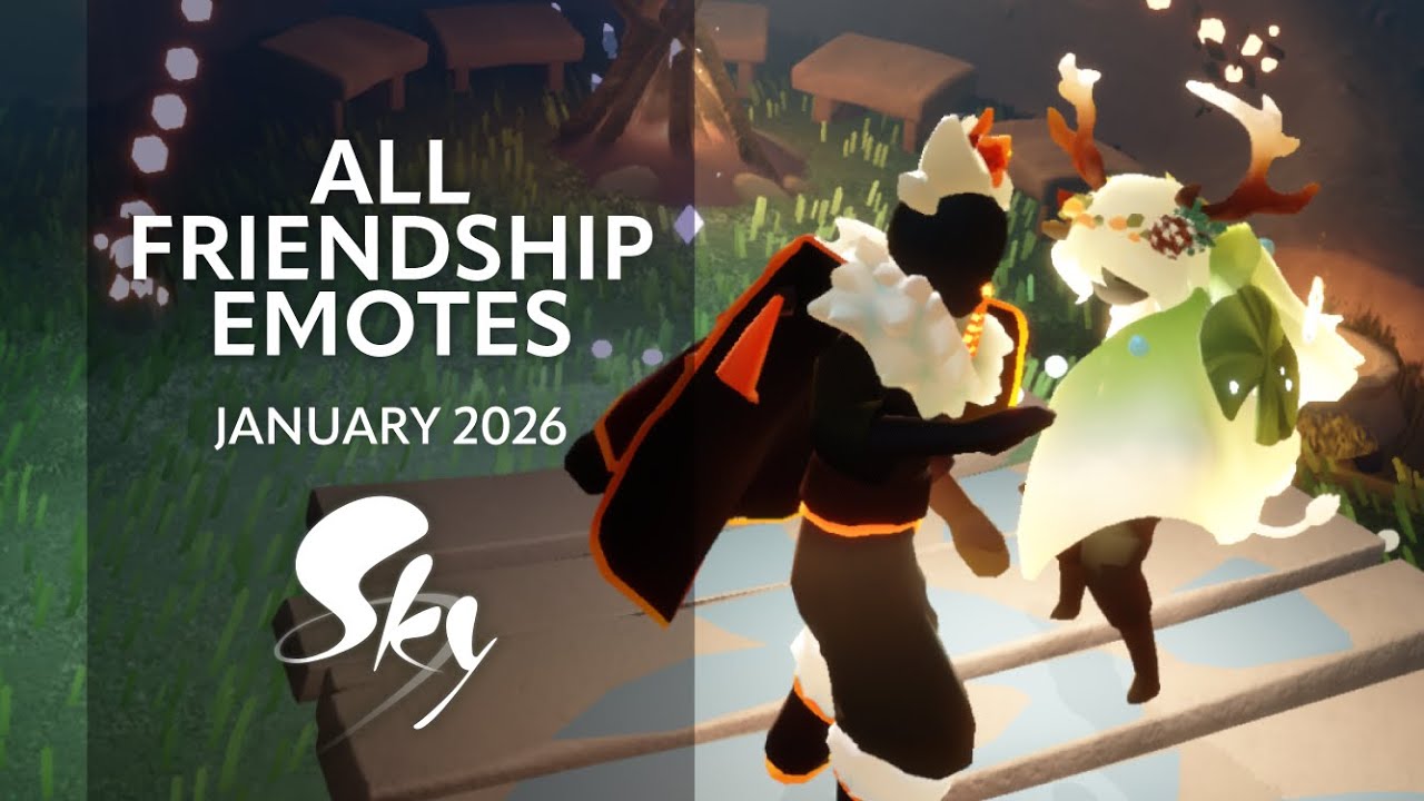 All Friendship Emotes as of January 2026 | Sky Children of the Light
