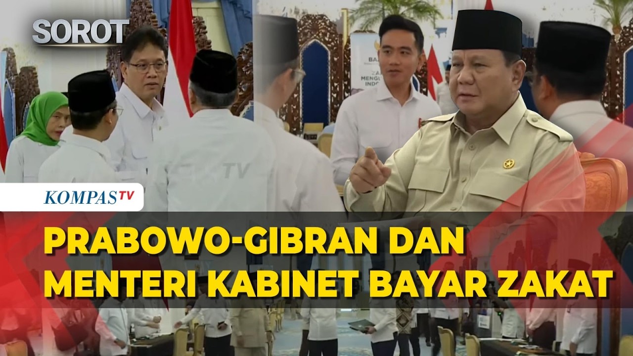 [Full] Momen Presiden Prabowo, Wapres Gibran dan Menteri Kabinet Bayar Zakat ke Baznas