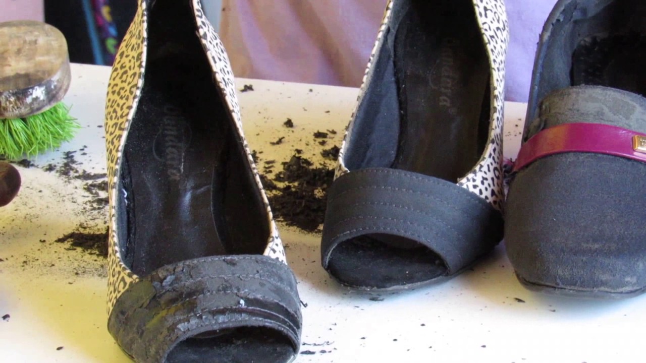SAPATO SE DESCASCANDO TEM JEITO SIM...peeled shoe has a way