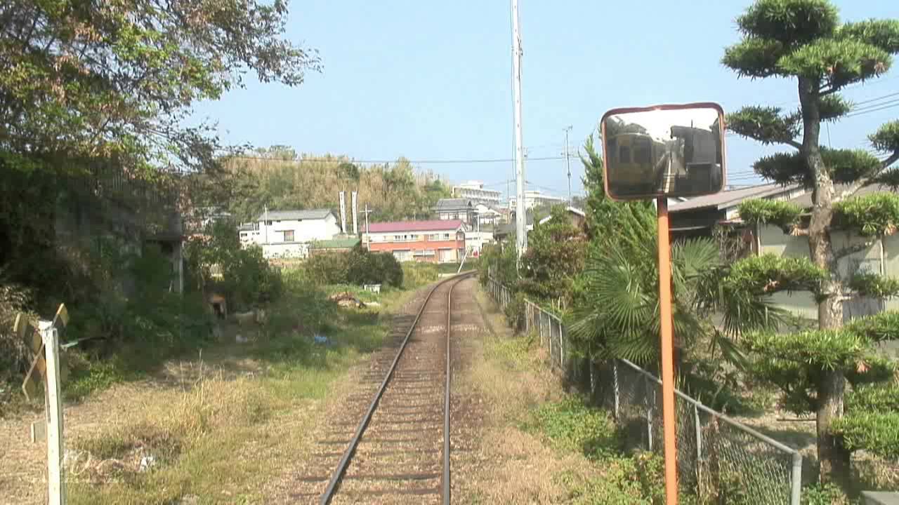[Cab View]Shimabara Railway(3) 島原鉄道 南線 前面展望 有家－布津