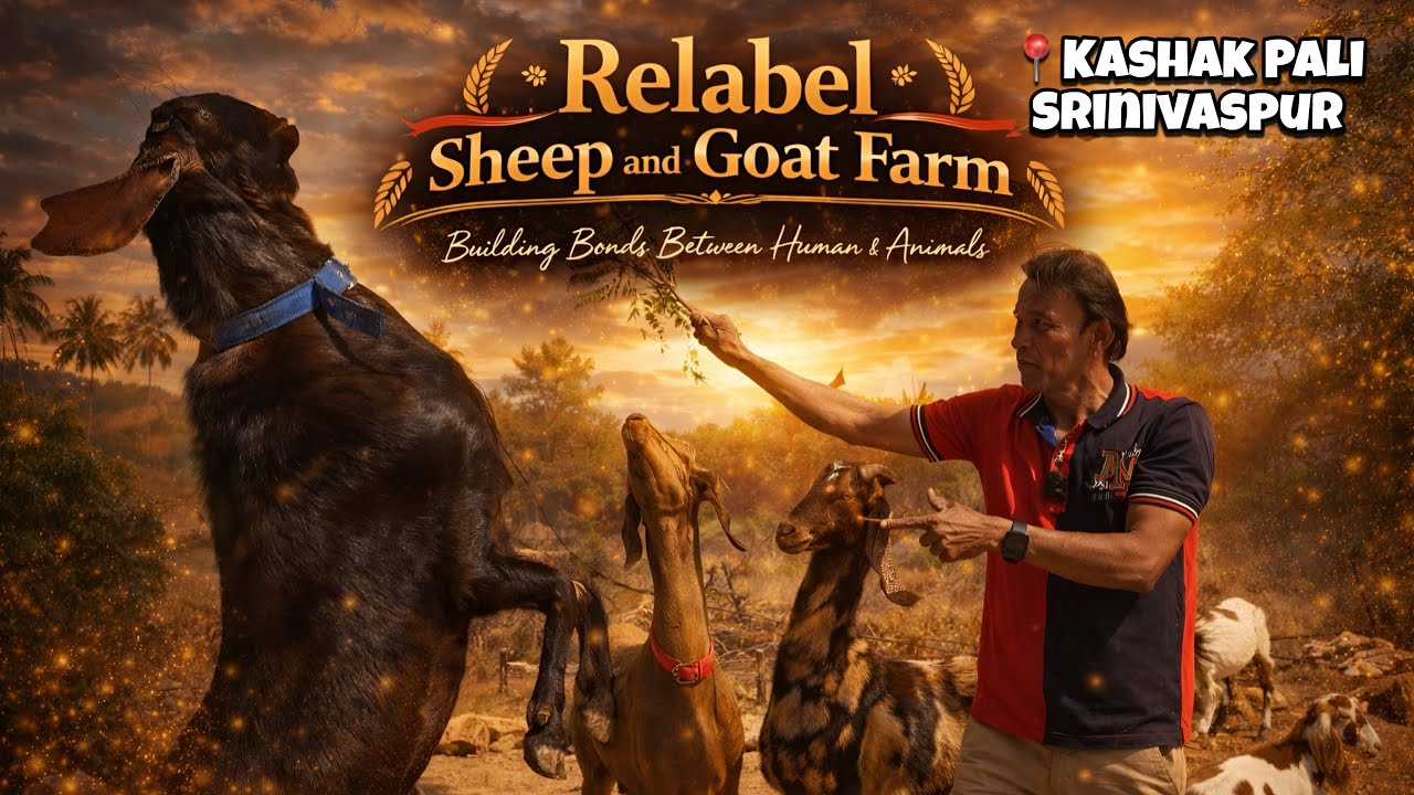 Chitamani | Relabel Sheep 🐑and Goat🐐 Farm | Kashak Pali Srinivaspura in Karnataka