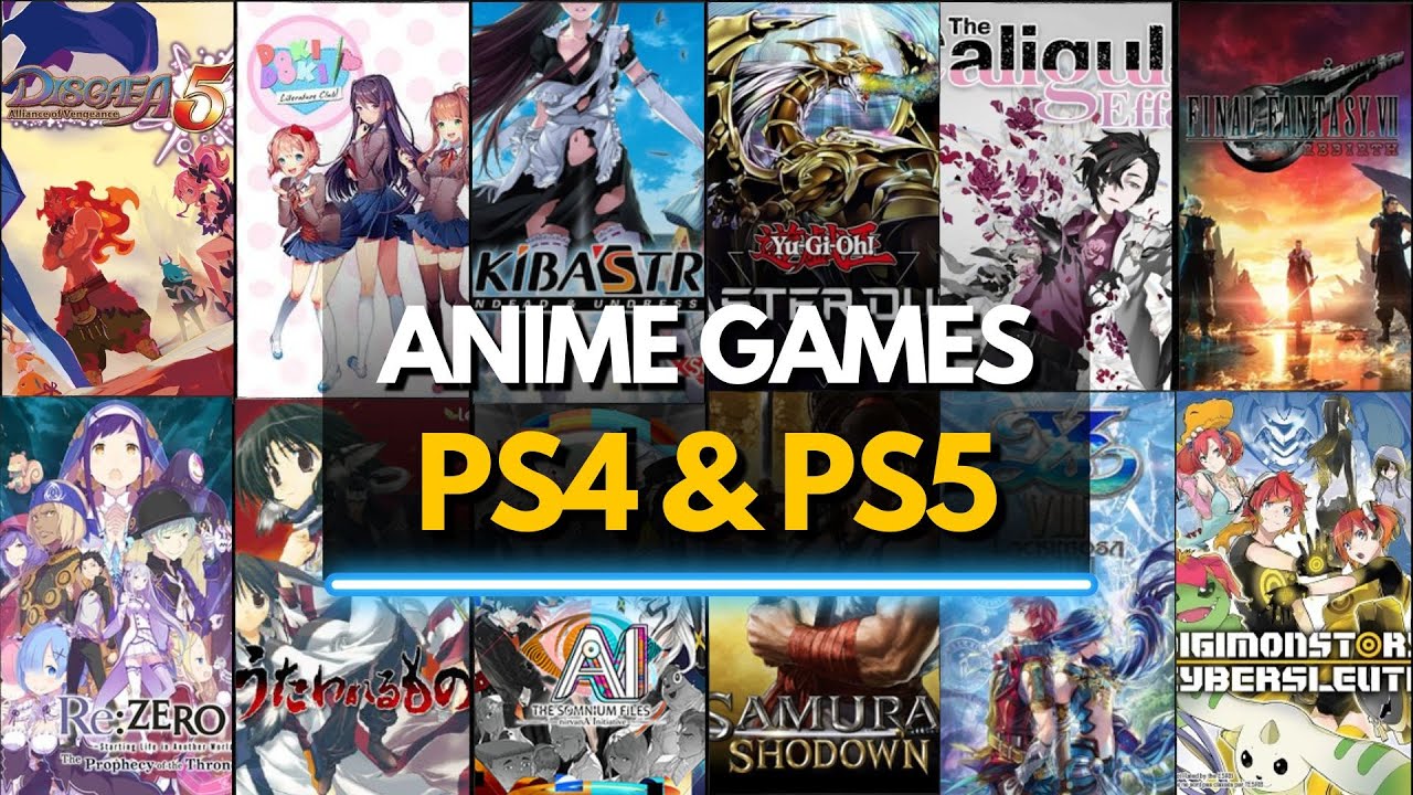 TOP 60 Best PS4 & PS5 Anime Games You Must Play!