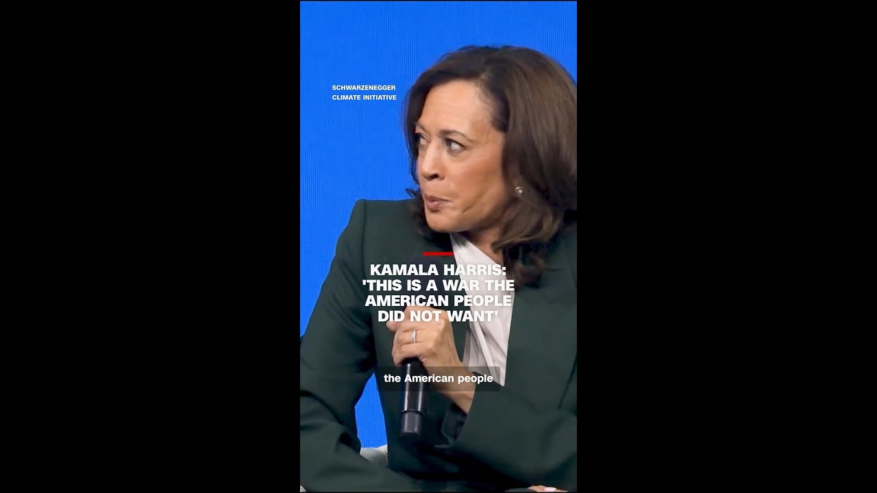 Kamala Harris: &lsquo;This is a war the American people did not want&rsquo;