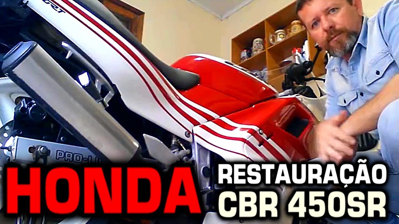 RESTAUREI A CBR 450SR