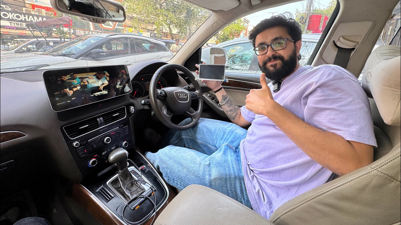 Old Audi Q5 Got 12.3 Inches Android Stereo Installed | Luxury Cars Android Stereo | Hypersonic