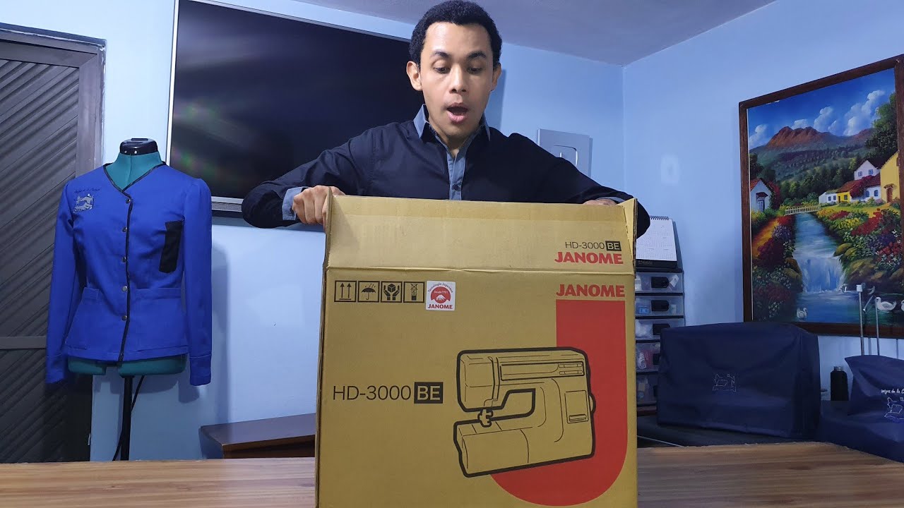 ¡Qué resistente máquina! 💪Janome HD3000BE Unboxing