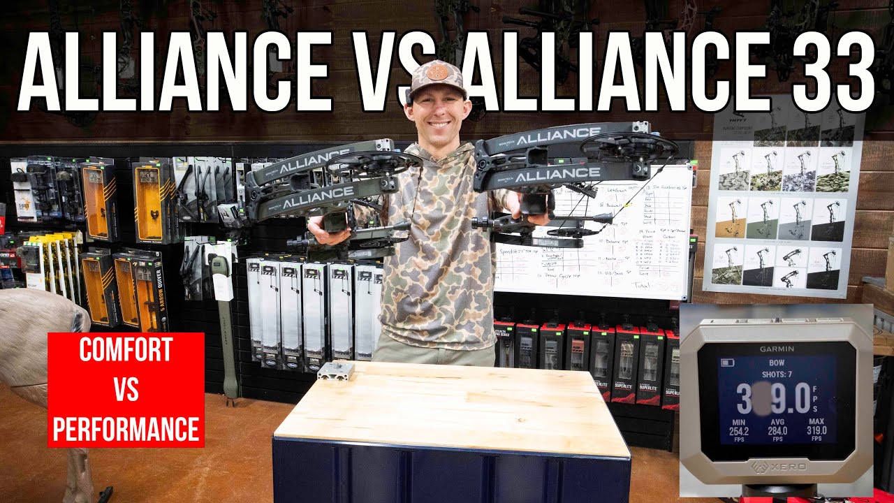 2026 Bowtech Alliance vs Alliance 33 | In-Depth Review & Speed Test | Which Bow is Right for You?