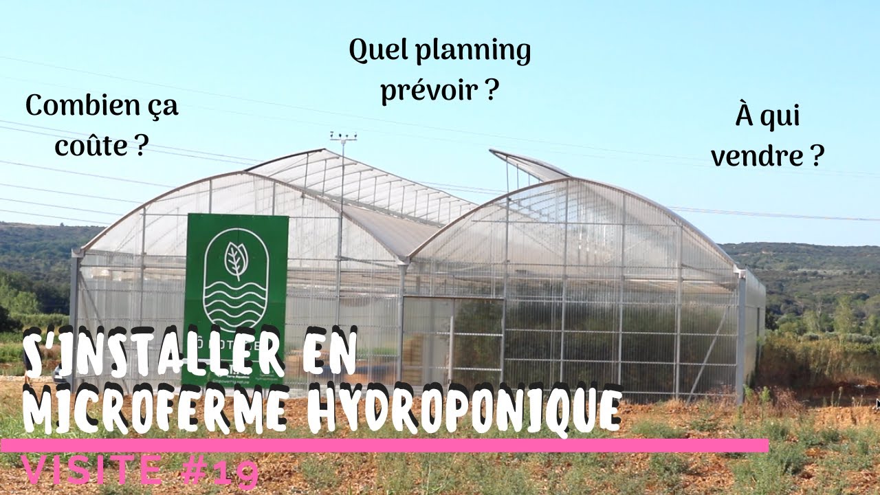 Témoignage de Ô Potager, microferme hydroponique, sur leur installation en France.