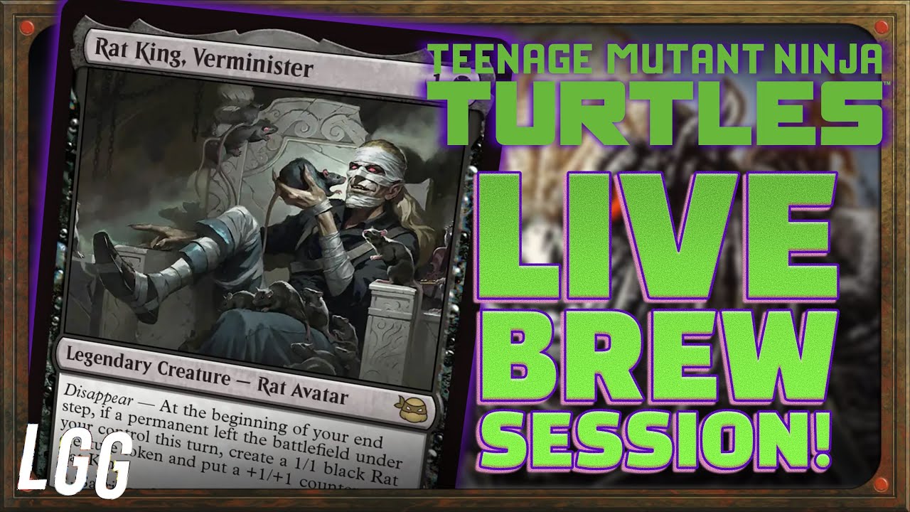 Rat King, Verminister Goes Rat Tribal(?) Livestream Deck Tech | Magic: the Gathering | EDH MTG #TMNT