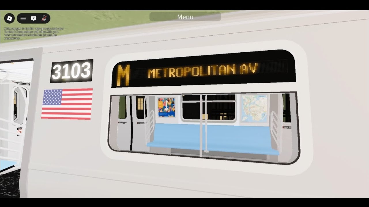 Myrtle Av Lines: R179 M train ride from Myrtle Av to Metropolitan Av (Late Nights)