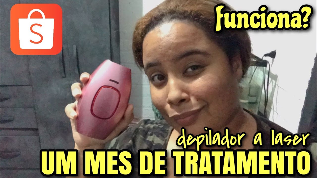 Um mês do Depilador Laser Da Shoppe + Como Usar  | Zaminha