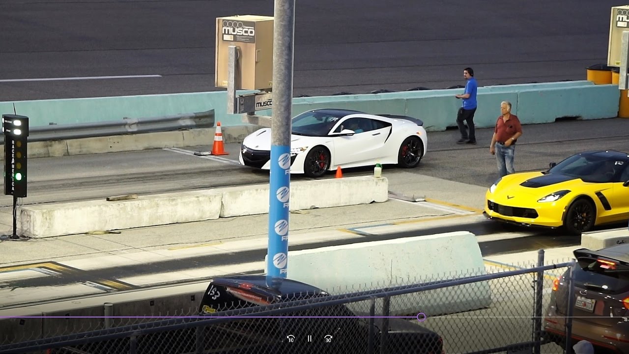 2017 Acura NSX and others Fast Lane Friday Drag Racing