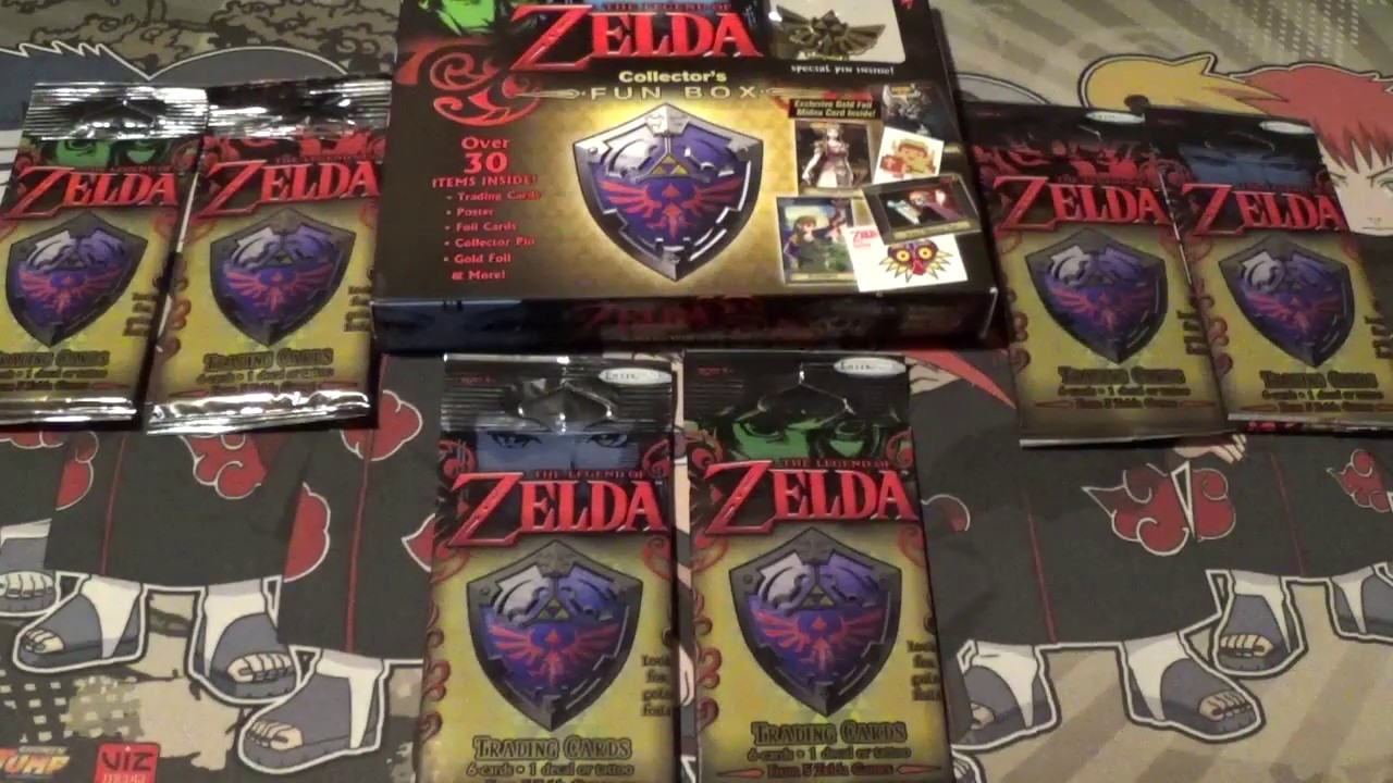 Opening A Legend of Zelda Collectors Fun Box and 6 Booster Packs by Enterplay